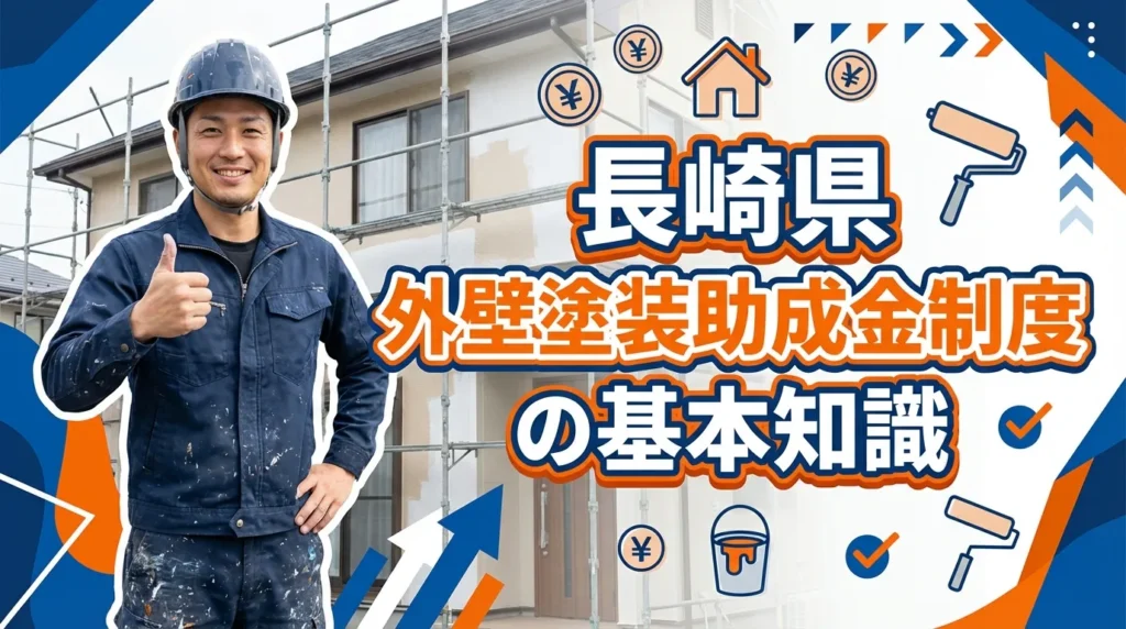 長崎県で外壁塗装に使える助成金制度の基本知識