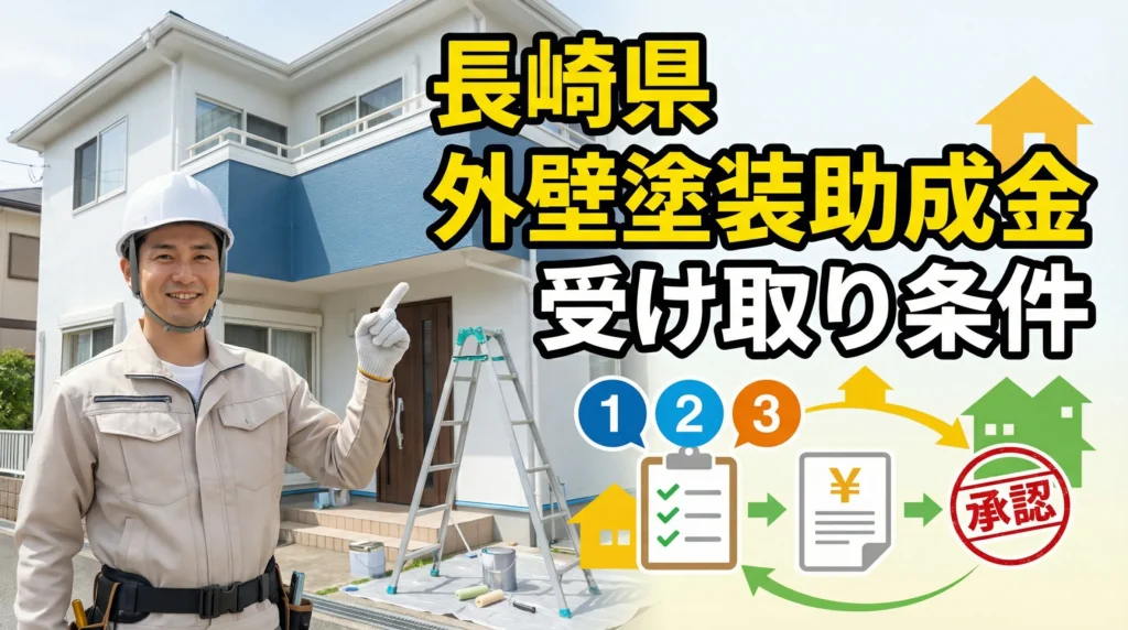 長崎県で外壁塗装の助成金を受け取るための条件