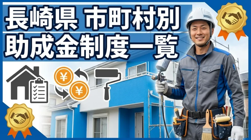 長崎県内の市町村別助成金制度一覧