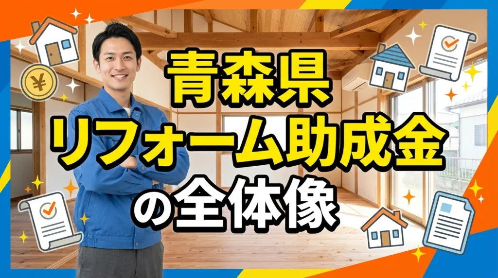 青森県で利用できるリフォーム助成金の全体像