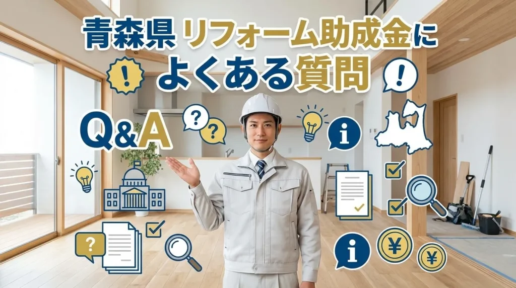 青森県のリフォーム助成金に関するよくある質問