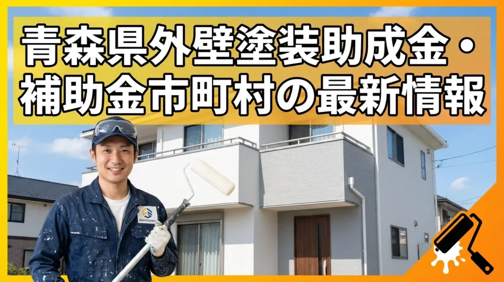 青森県内で外壁塗装の助成金・補助金が利用できる市町村の最新情報
