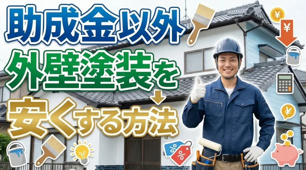 静岡県で助成金以外で外壁塗装を安くする実践的な方法