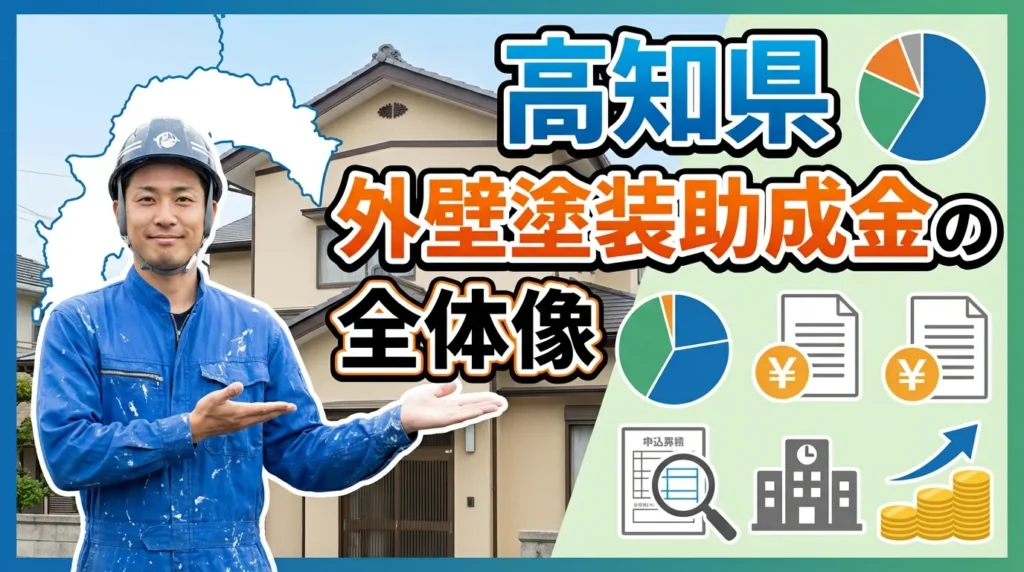 高知県の外壁塗装助成金の全体像