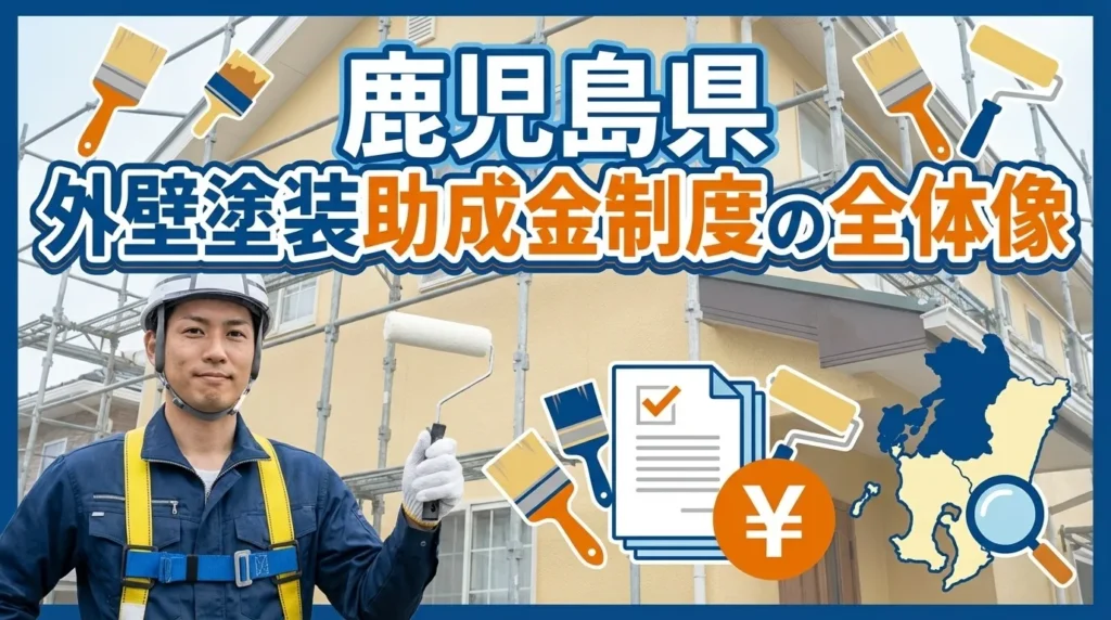 鹿児島県の外壁塗装助成金制度の全体像