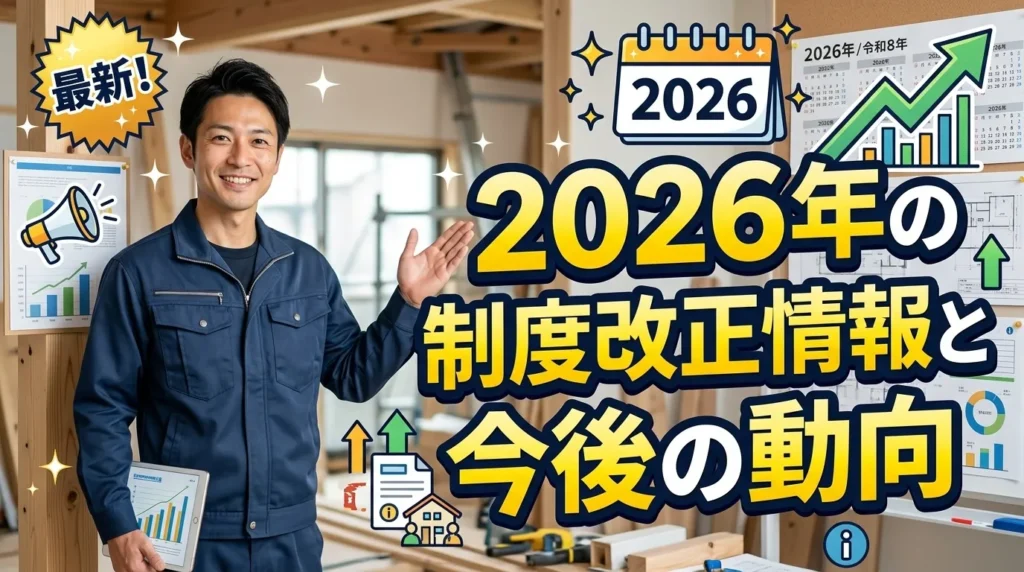 2026年の制度改正情報と今後の動向