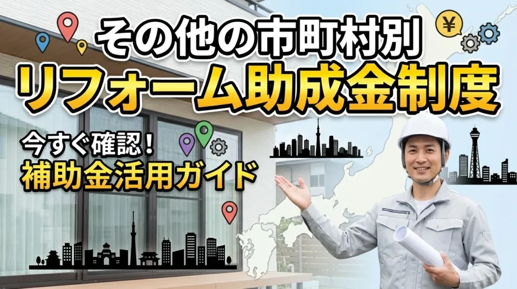 その他の市町村別リフォーム助成金制度