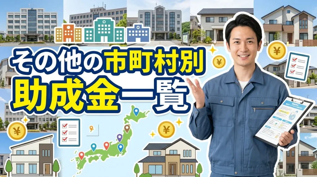 その他の市町村別助成金一覧