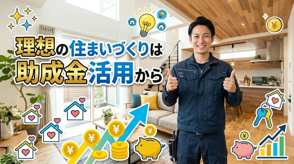 まとめ：理想の住まいづくりは助成金活用から