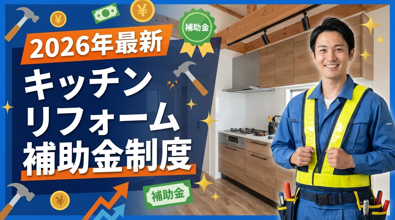 キッチンリフォームで利用できる補助金制度【2026年最新版】