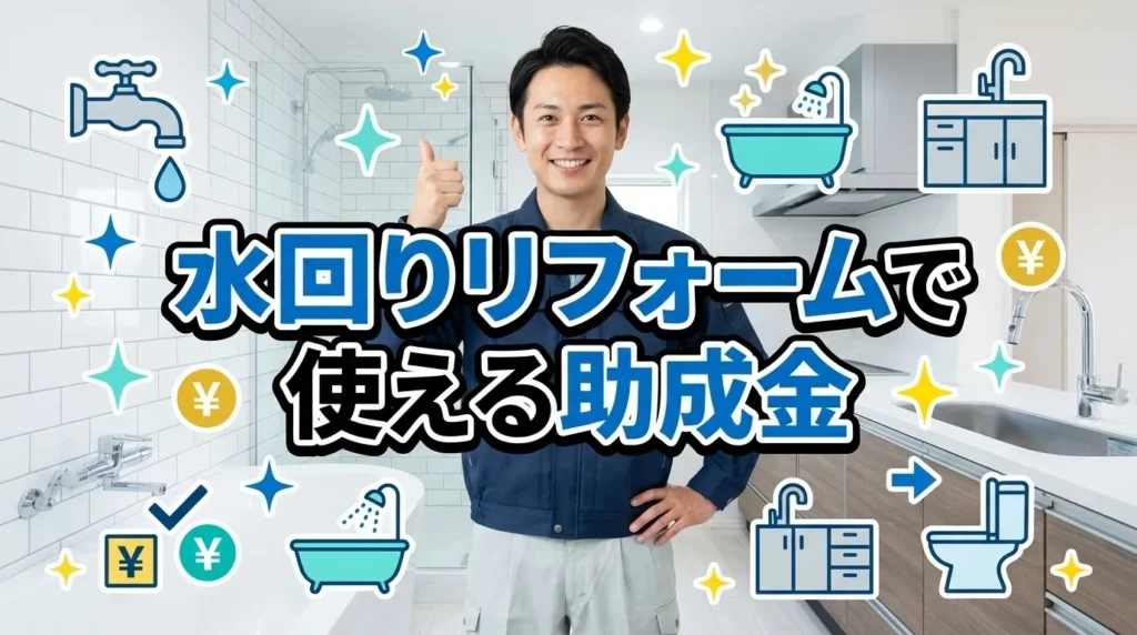 トイレ・浴室・キッチンなど水回りリフォームで使える助成金