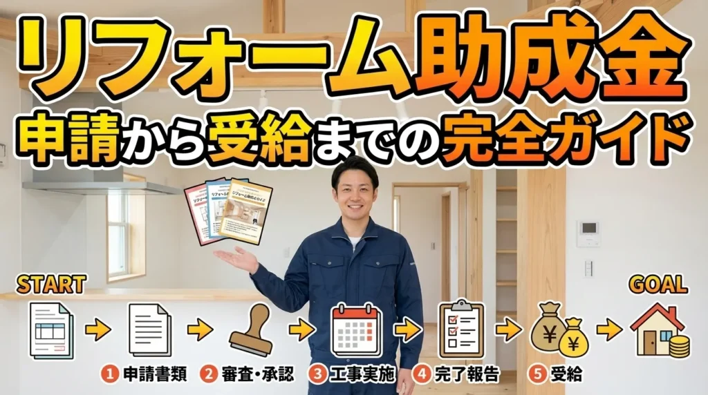 リフォーム助成金の申請から受給までの完全ガイド