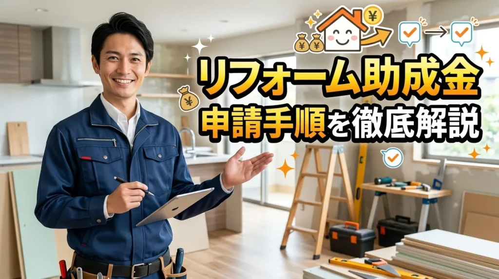 リフォーム助成金の申請手順を徹底解説