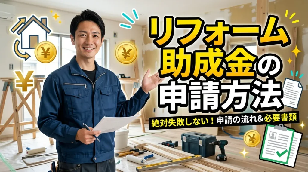 リフォーム助成金の申請方法 完全ガイド
