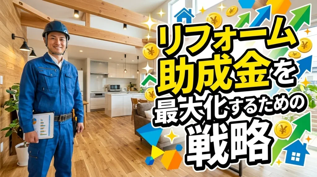 リフォーム助成金を最大化するための戦略
