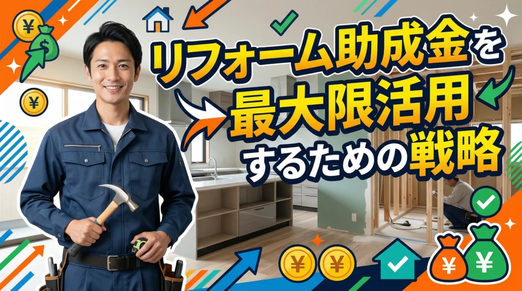 リフォーム助成金を最大限活用するための戦略