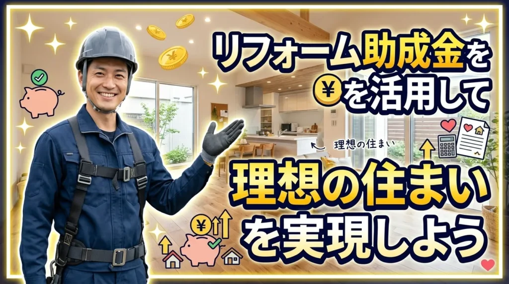 リフォーム助成金を活用して理想の住まいを実現しよう
