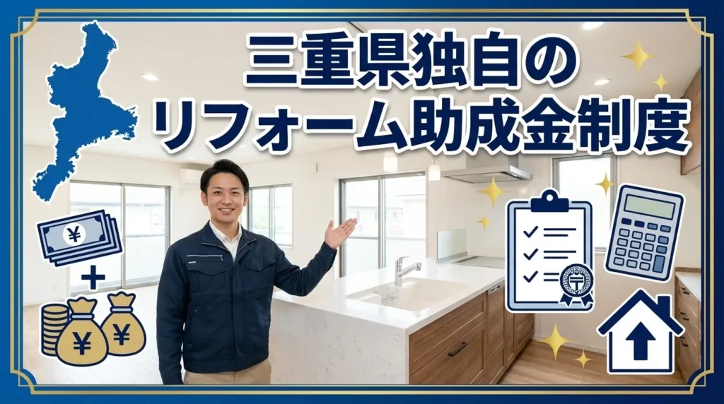 三重県独自のリフォーム助成金制度