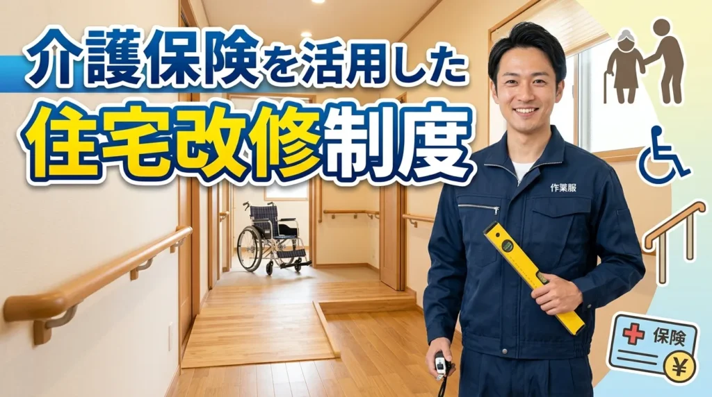 介護保険を活用した住宅改修制度【最大20万円】