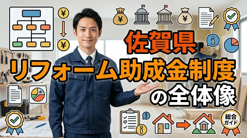 佐賀県のリフォーム助成金制度の全体像