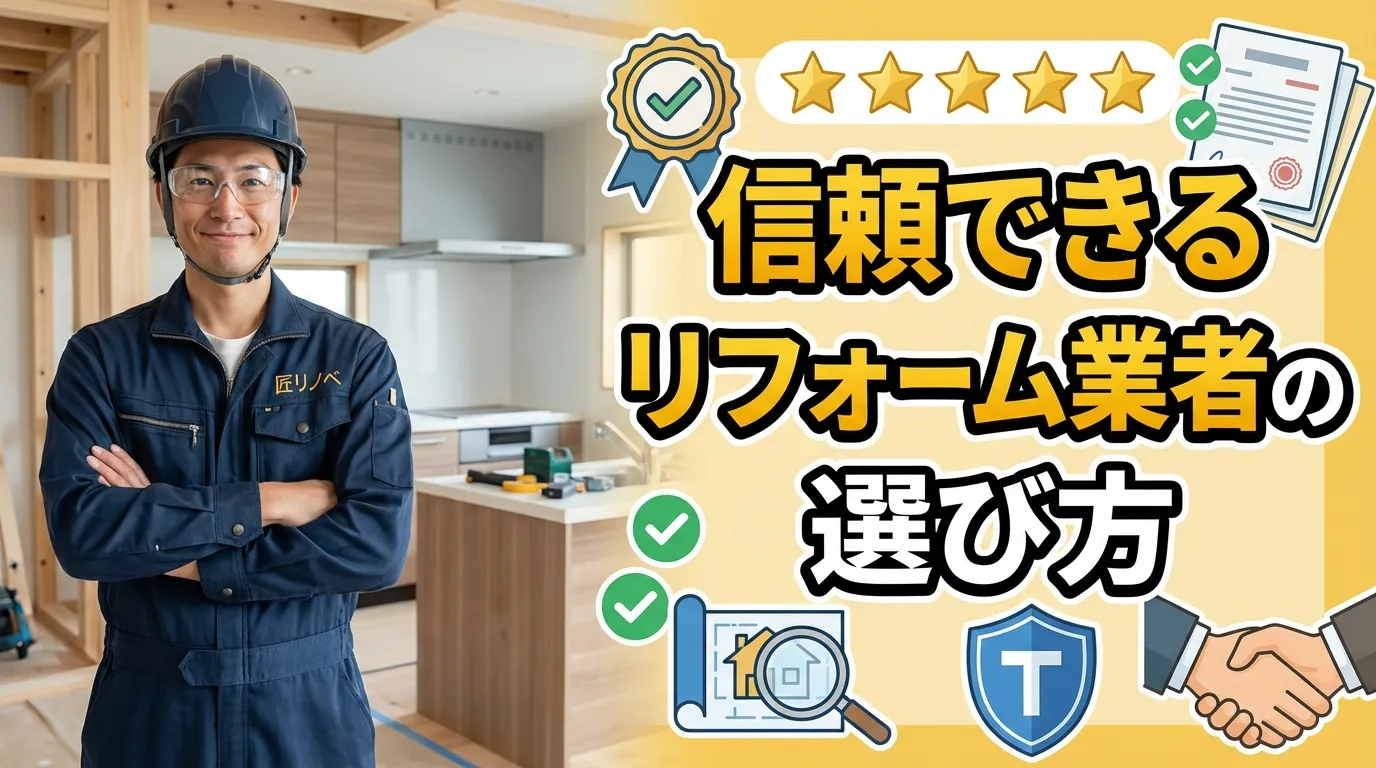 信頼できるリフォーム業者の選び方