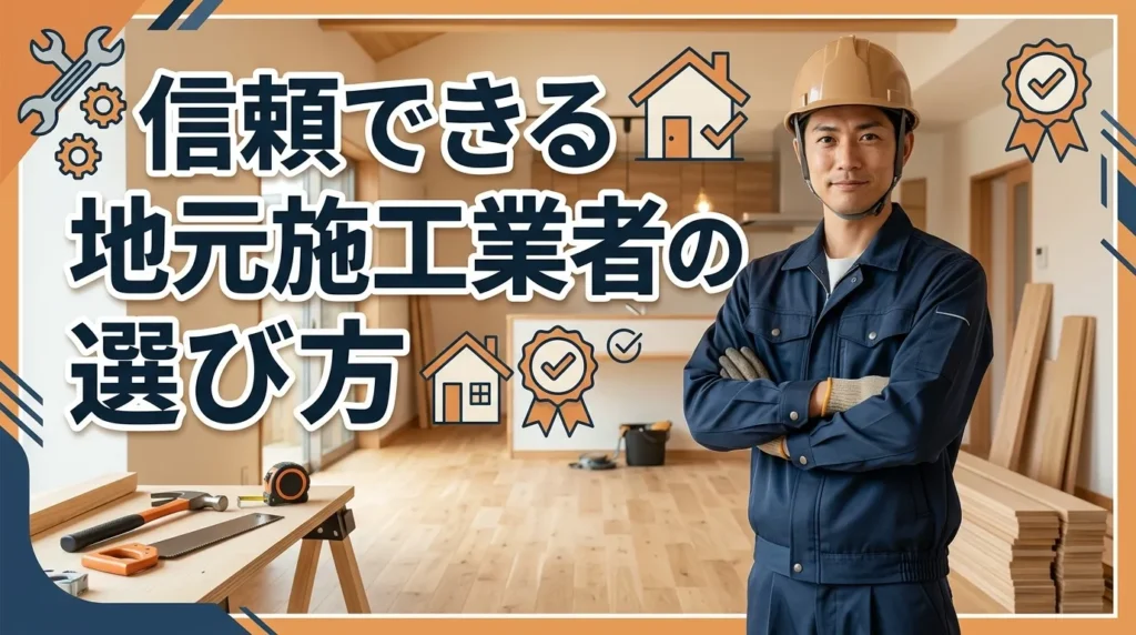 信頼できる地元施工業者の選び方