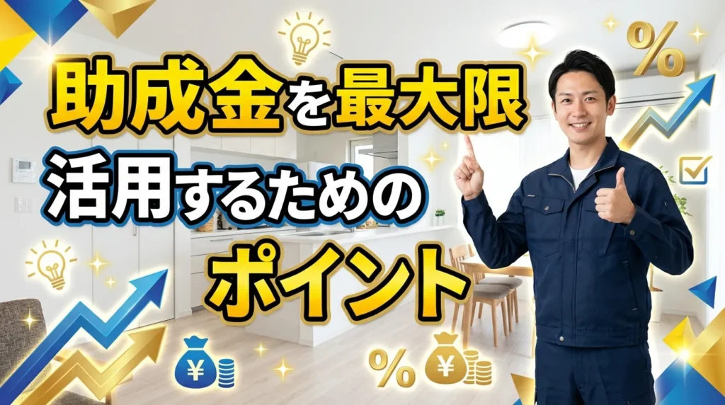 助成金を最大限活用するためのポイント