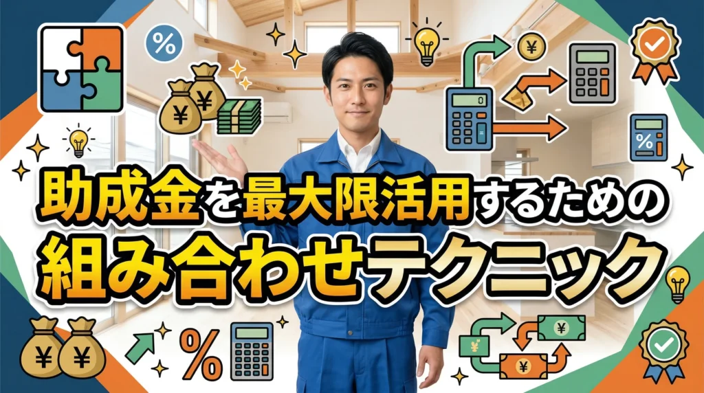 助成金を最大限活用するための組み合わせテクニック