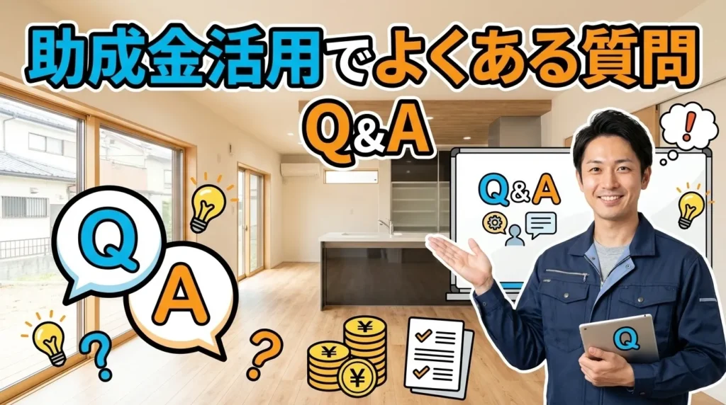 助成金活用でよくある質問Q&A