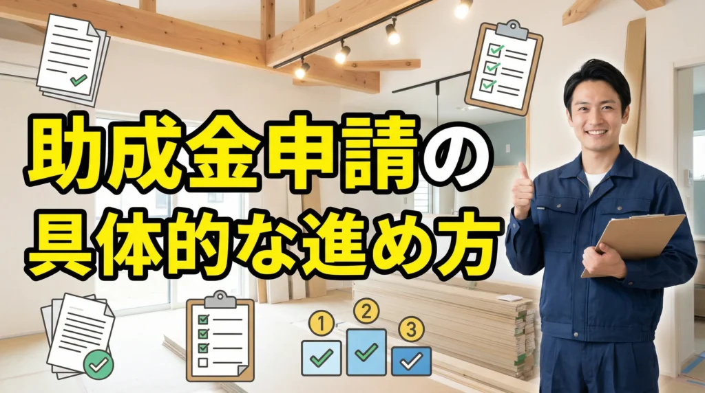 助成金申請の具体的な進め方