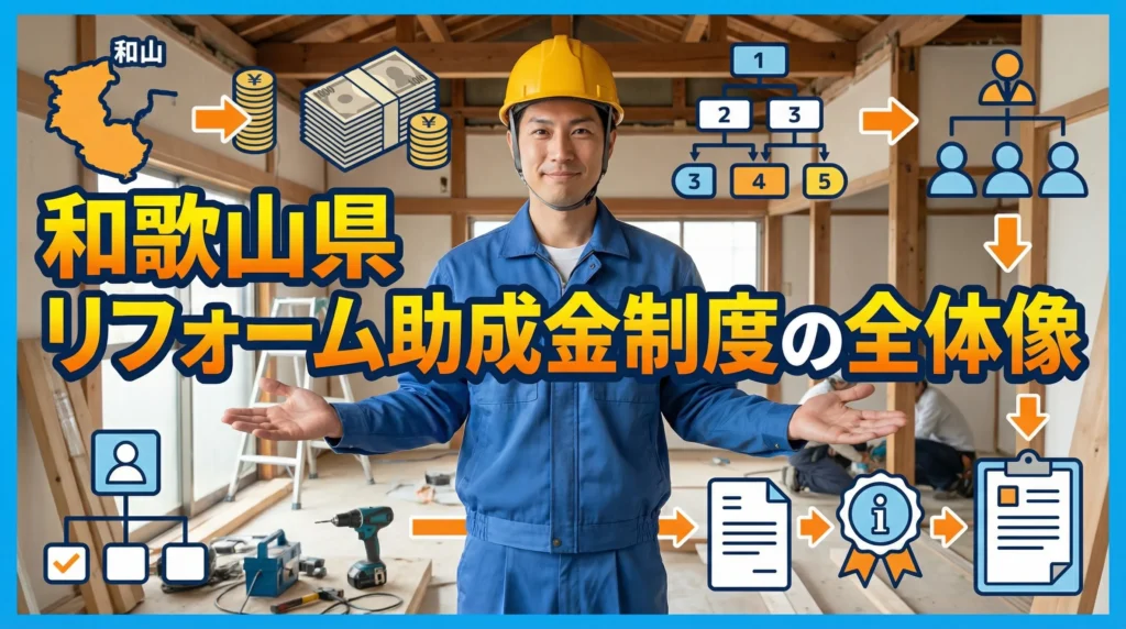 和歌山県のリフォーム助成金制度の全体像