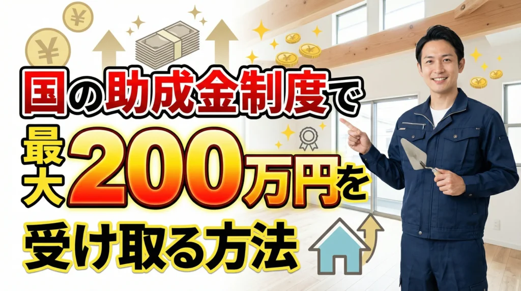 国の助成金制度で最大200万円を受け取る方法