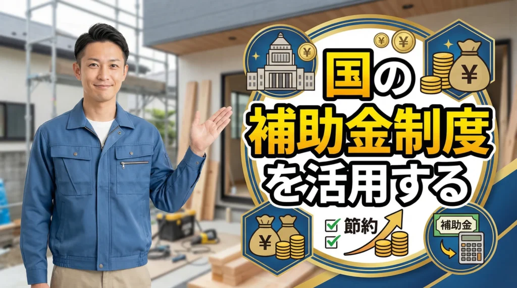 国の補助金制度を活用する