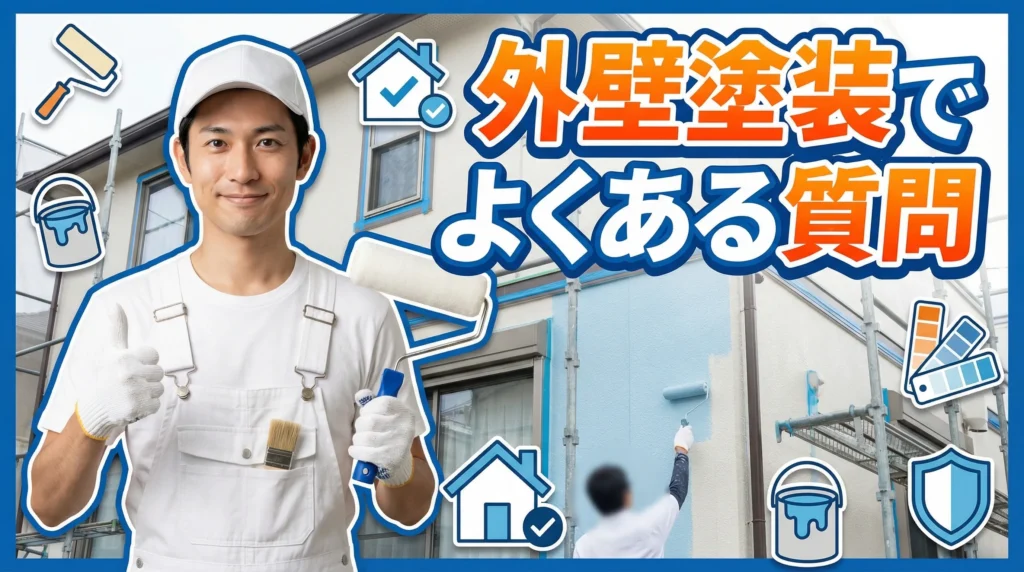 外壁塗装でよくある質問