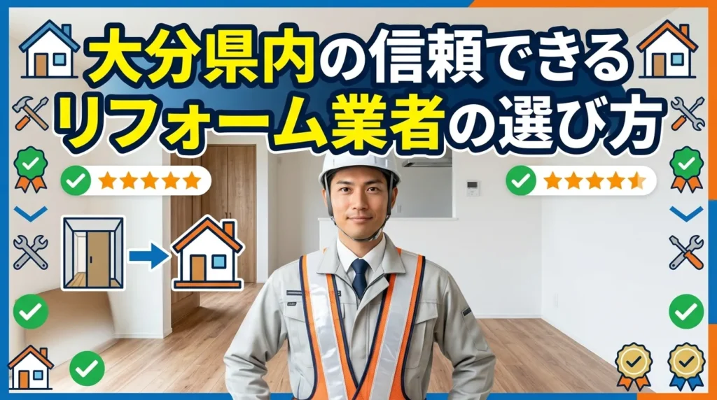 大分県内の信頼できるリフォーム業者の選び方