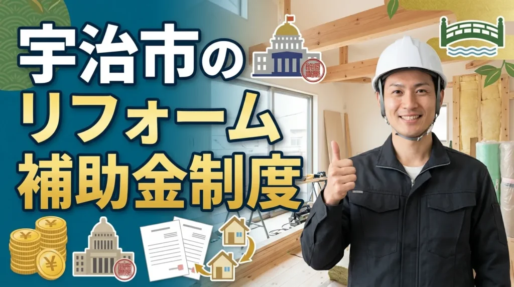宇治市のリフォーム補助金制度【宇治市限定】