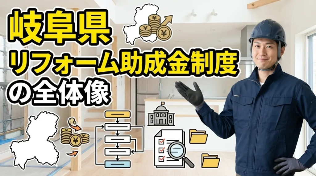 岐阜県のリフォーム助成金制度の全体像
