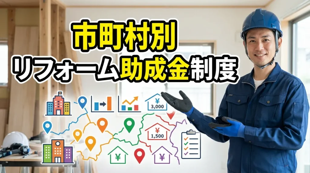 市町村別のリフォーム助成金制度