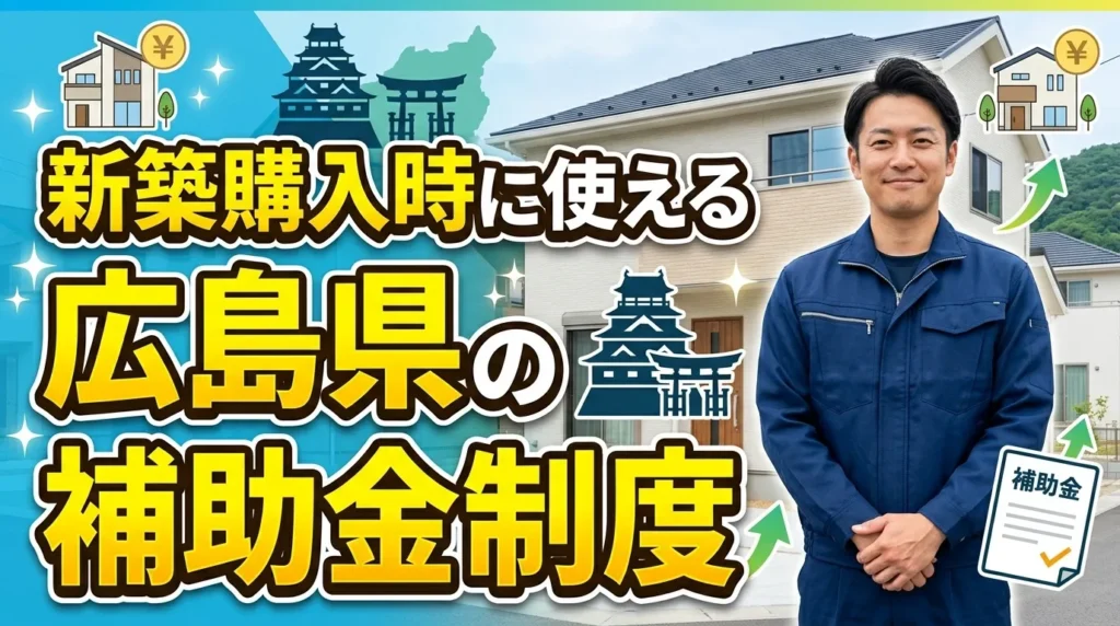 新築購入時に使える広島県の補助金制度