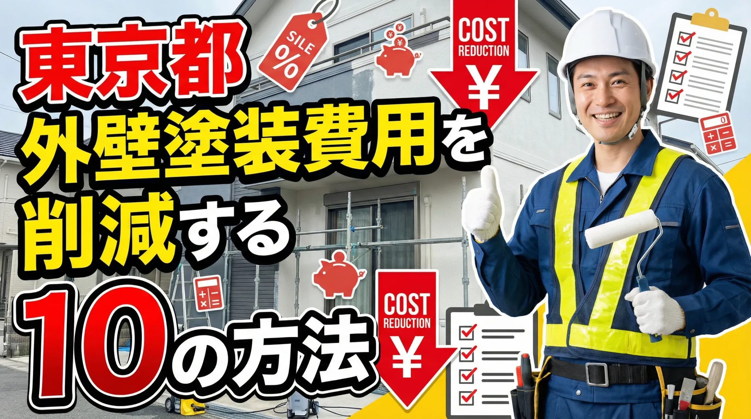 東京都で助成金以外に外壁塗装費用を削減する10の方法