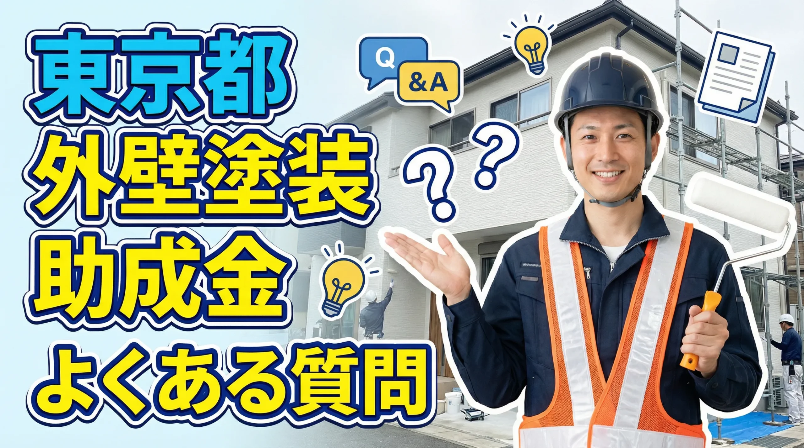 東京都の外壁塗装助成金についてよくある質問