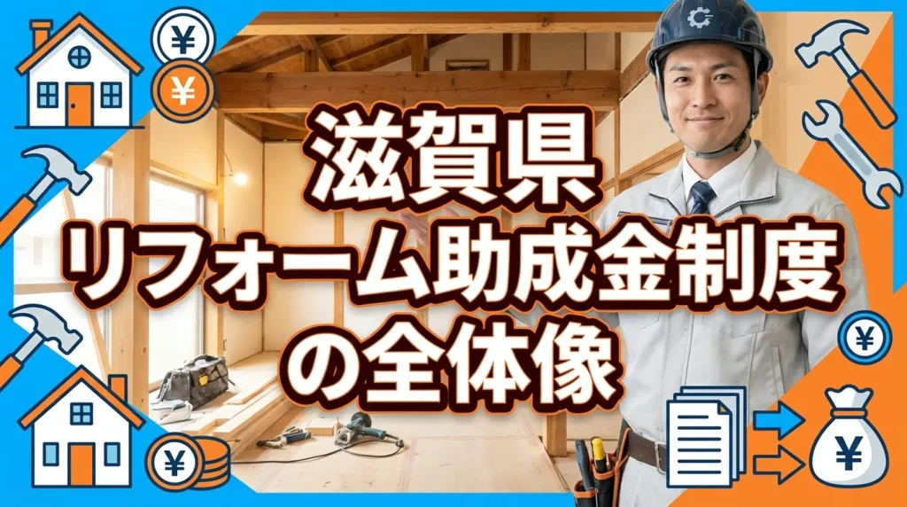 滋賀県のリフォーム助成金制度の全体像