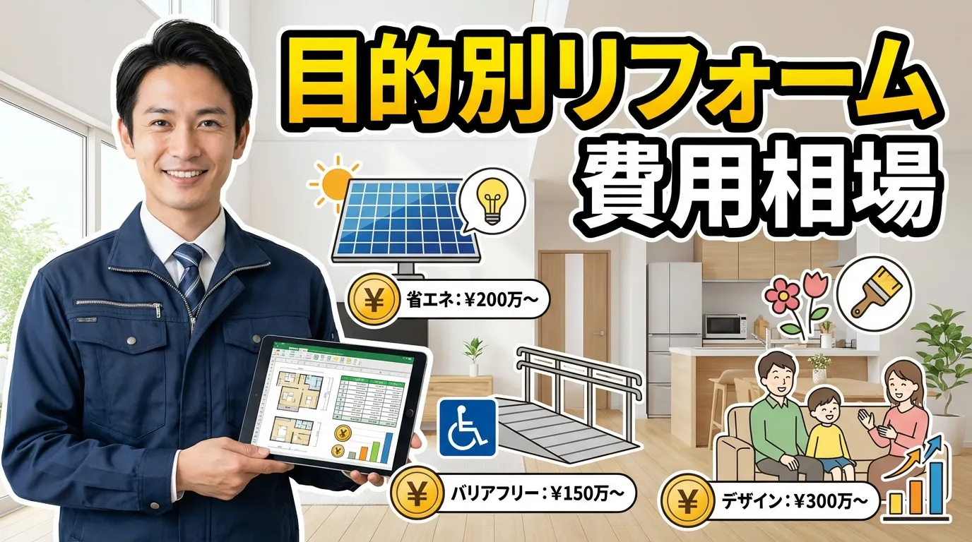 目的別のリフォーム費用相場