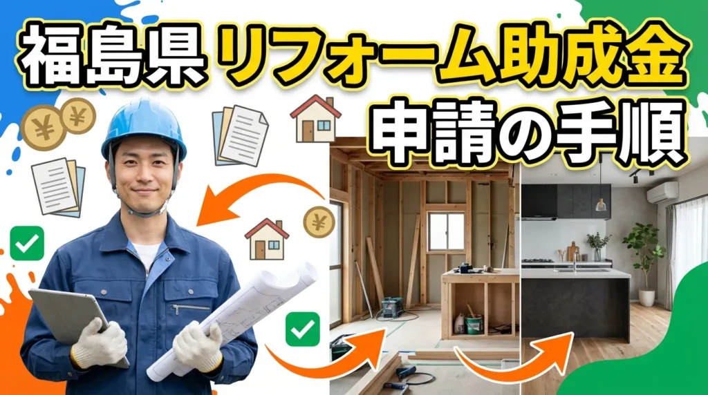 福島県のリフォーム助成金申請の完全手順