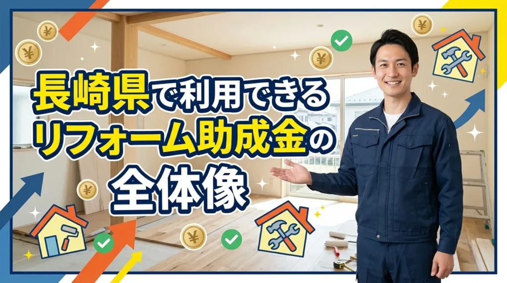 長崎県で利用できるリフォーム助成金の全体像