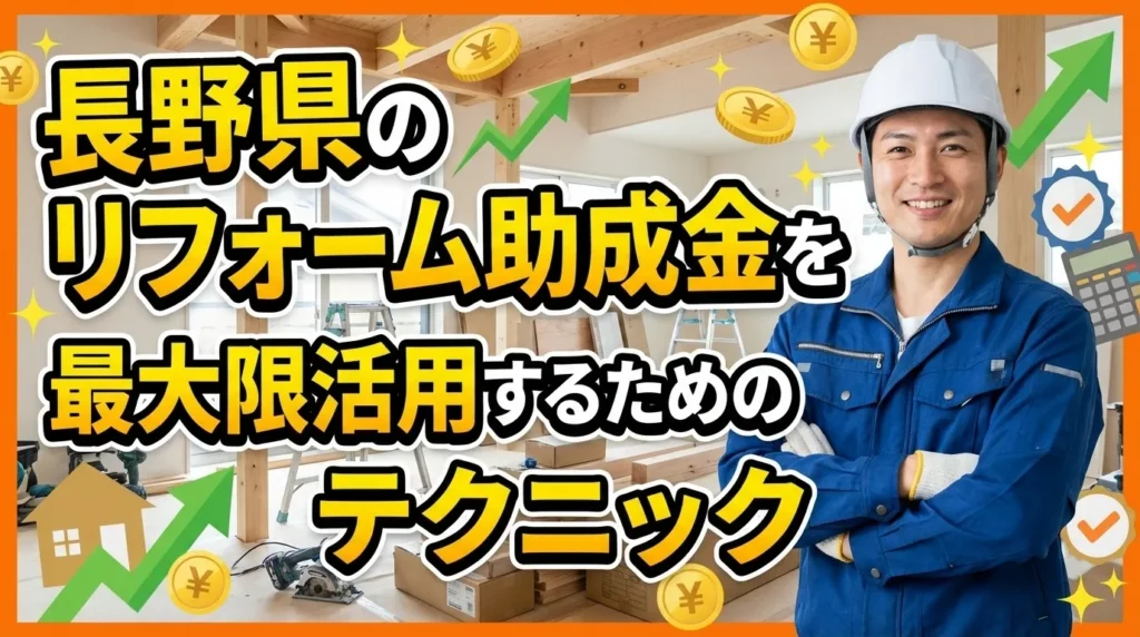 長野県のリフォーム助成金を最大限活用するための実践テクニック