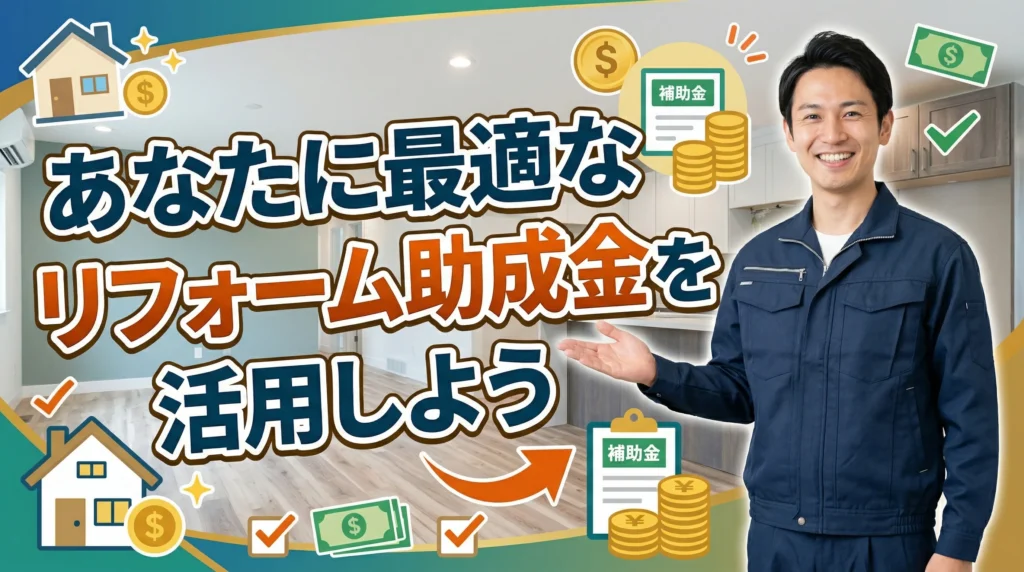 まとめ あなたに最適なリフォーム助成金活用プラン