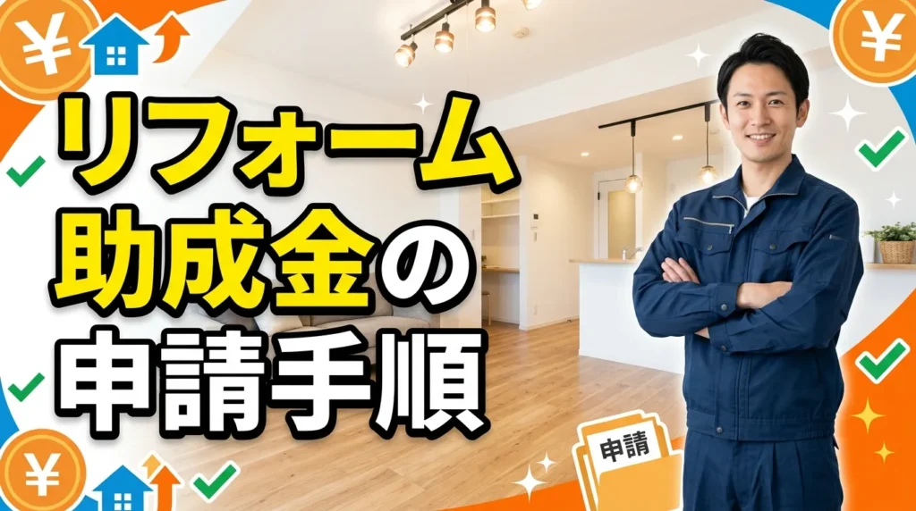 リフォーム助成金の申請手順