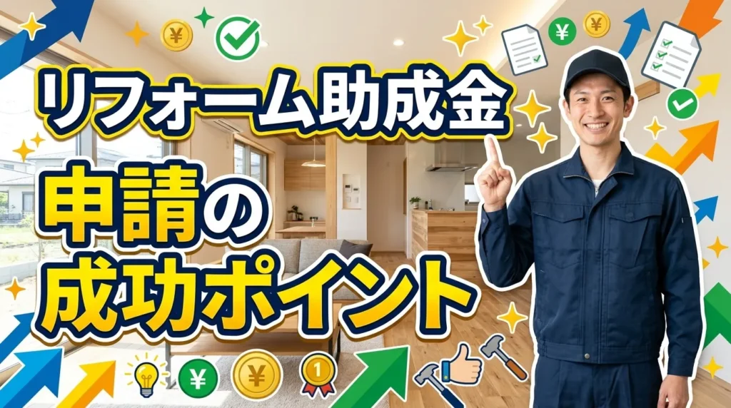 リフォーム助成金申請の成功ポイント