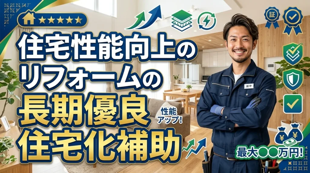 住宅性能向上のリフォームの長期優良住宅化補助